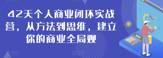 42天个人商业闭环实战营 从方法到思维 建立你的商业全局观