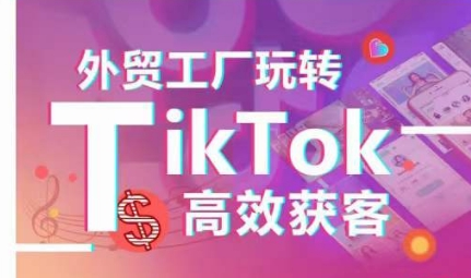 外贸工厂玩转TikTok高效获客 多种引流方式与账号定位技巧 拆解爆款短视频打造成功案例