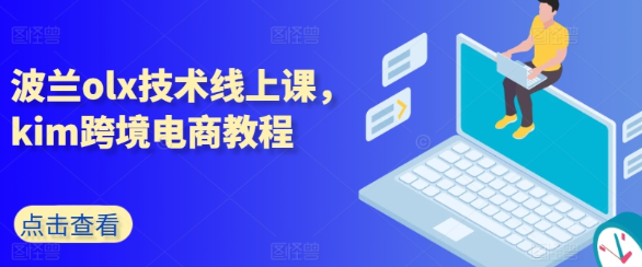 波兰olx技术线上课 kim跨境电商教程