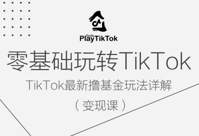 零基础玩转TiKToK变现课 TikTok最新基金玩法详解